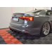 Накладки сплиттеры на задний бампер боковые на Audi S5 B9